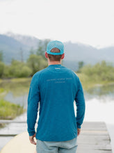 Load image into Gallery viewer, Kicking Horse River Golden BC logo on Glacier Raft Company silkweight shirt