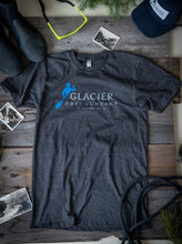 Load image into Gallery viewer, grey glacier raft company golden bc logo t-shirt