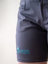 Load image into Gallery viewer, glacier raft company logo on our women's guide shorts