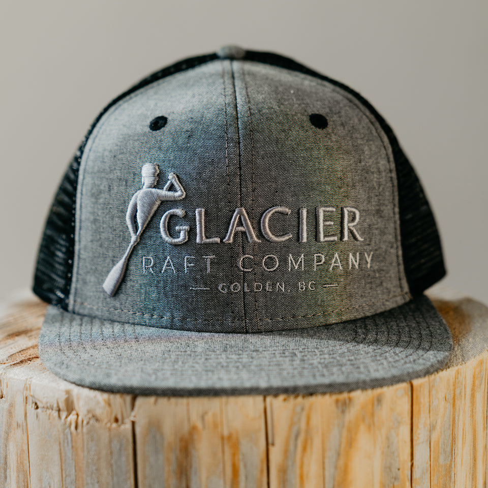 Glacier Raft Company Golden BC hat in grey