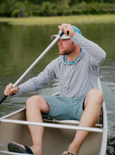 Load image into Gallery viewer, Men&#39;s long sleeve paddling shirt from Glacier Raft Company
