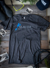 Load image into Gallery viewer, grey glacier raft company golden bc logo t-shirt
