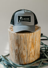 Load image into Gallery viewer, black and grey Glacier Rafting hat
